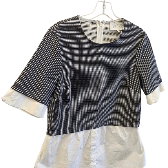 Pearl By Lela Rose Check Poplin Shirt - Picture 3 of 9